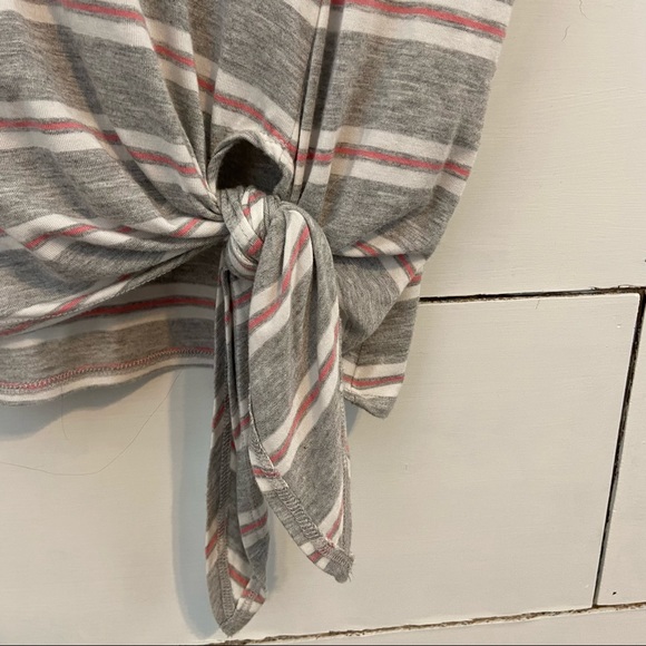 Matty M Striped Side Tie Tee Shirt. Size Small. EUC - Picture 5 of 8